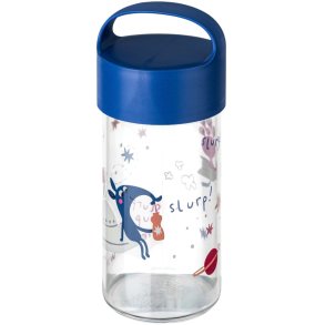 Koziol BUDDY Space Snackdoos/Drinkfles 500 ml, Organic Space Blue