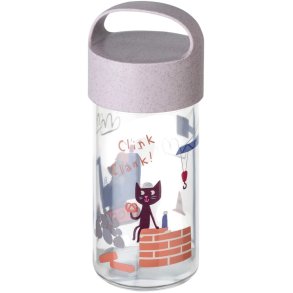 Koziol BUDDY Trucks Snackdoos/Drinkfles 500 ml, Organic Purple Grey