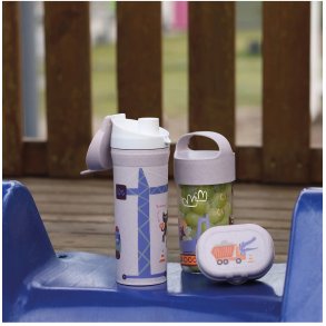 Koziol STAN Trucks Vandflaske 500 ml, Organic Purple Grey