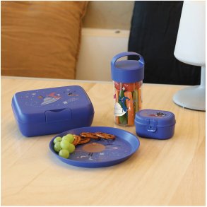 Koziol PASCAL Mini Space Snackboks 9,6x7 cm, Organic Space Blue