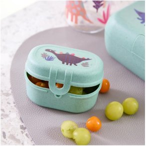 Koziol PASCAL Mini Rex Snackboks 9,6x7 cm, Organic Sage Green