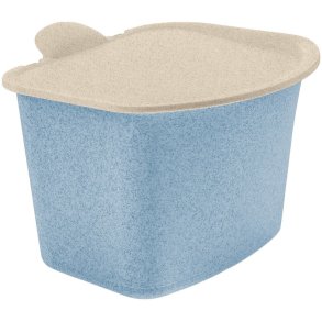 Koziol BIBO Biomllbehlter 3 L, Nature Flower Blue