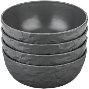 Koziol CLUB Schssel 4er Set 70 cl, Nature Ash Grey