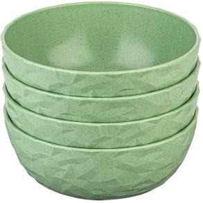 Koziol CLUB Schssel 4er Set 70 cl, Nature Leaf Green