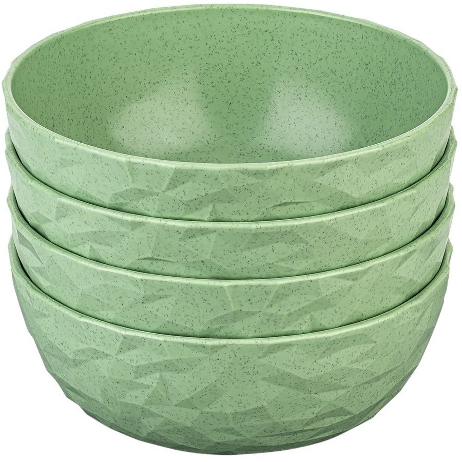 Koziol CLUB Schssel 4er Set 70 cl, Nature Leaf Green