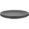 Koziol CLUB Teller 4er Set 26 cm, Nature Ash Grey