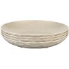 Koziol CLUB Teller 4er Set 22 cm, Nature Desert Sand