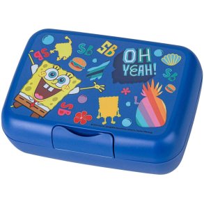 Koziol CANDY SpongeBob SquarePants Vierkante Lunchbox 19x13,5 cm, Organic Space Blue