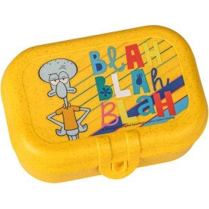 Koziol PASCAL SpongeBob Octo Lunchbox 15,1x10,8 cm, Organic Honey Yellow