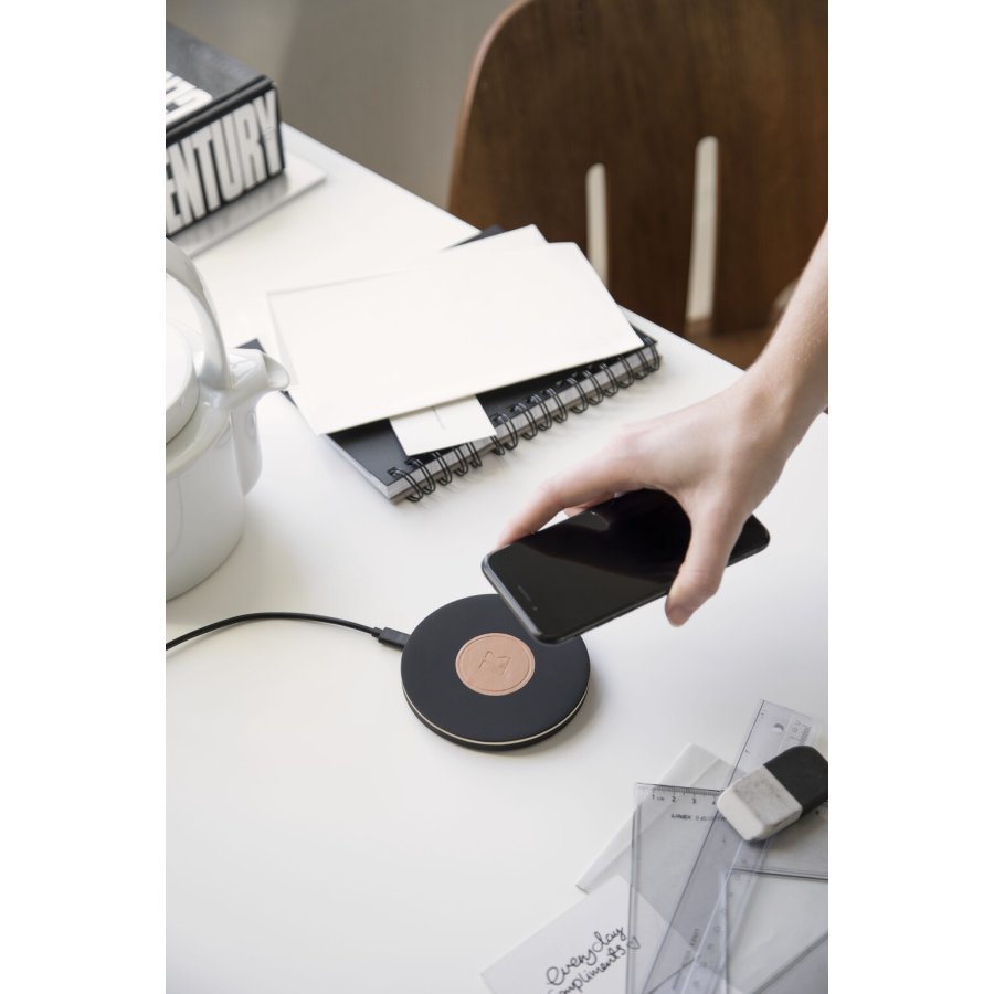 Kreafunk wiCHARGE 2 Opladestation �10 cm, Sort