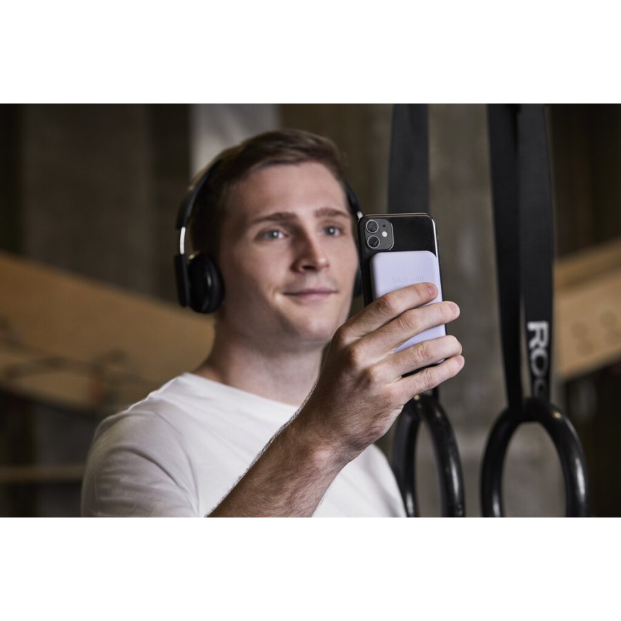 Kreafunk toCHARGE Qi Tr�dl�s Oplader 10,4x6,4 cm, Moon Grey