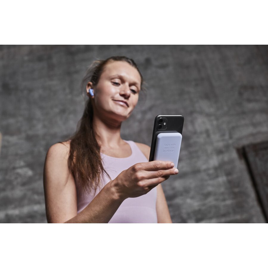 Kreafunk toCHARGE Qi Tr�dl�s Oplader 10,4x6,4 cm, Cloudy Blue