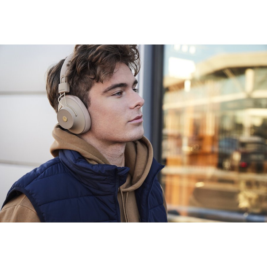 Kreafunk aBEAT Qi Hretelefoner, Ivory Sand