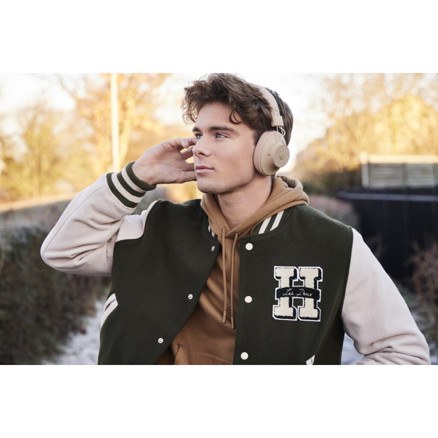 Kreafunk aBEAT Qi Hretelefoner, Ivory Sand