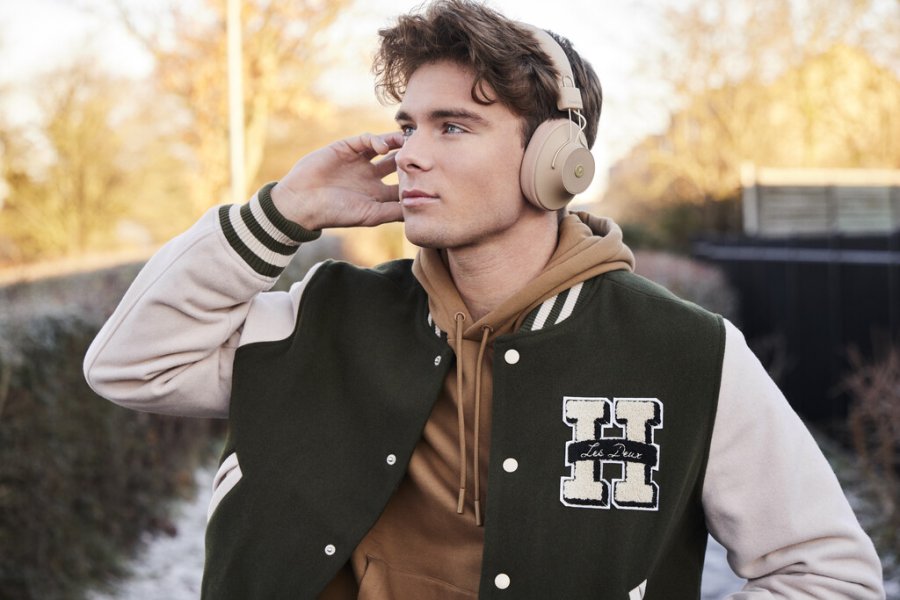 Kreafunk aBEAT Qi Hretelefoner, Ivory Sand