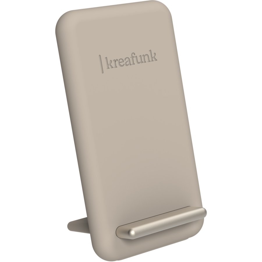 Kreafunk reCHARGE Wireless Ladegert 11,6x6,5 cm, Ivory Sand