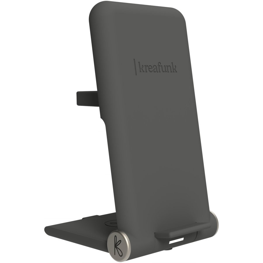 Kreafunk reCHARGE+ 3-i-1 Ladestander 11,8x6,5 cm, Sort