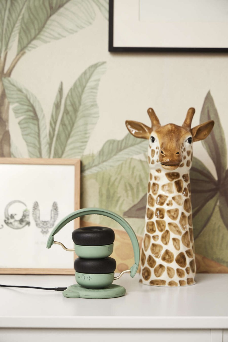 Kreafunk Buzz Kids Hretelefoner, Dusty Green