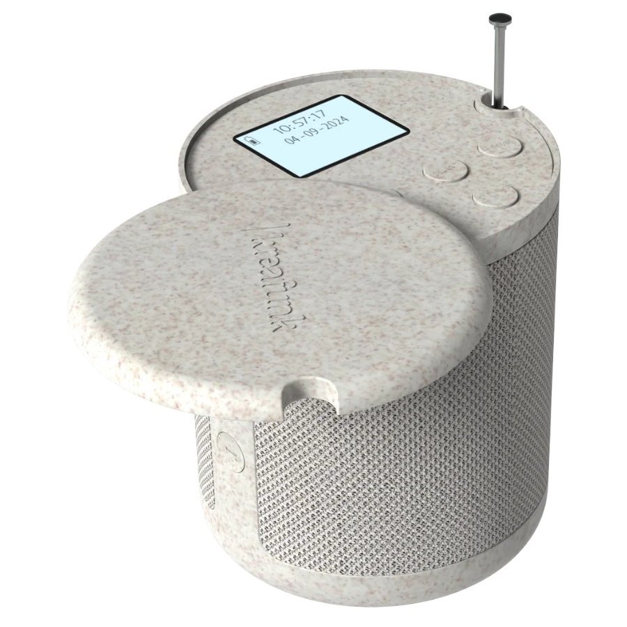 Kreafunk Dabbie DAB+ Radio mit Bluetooth H10,5 cm, Wheat