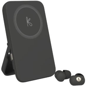 Kreafunk toCHARGE GO Powerbank mit Earbuds H11 cm, Schwarz