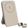Kreafunk toCHARGE GO Power Bank m. Earbuds H11 cm, Ivory Sand