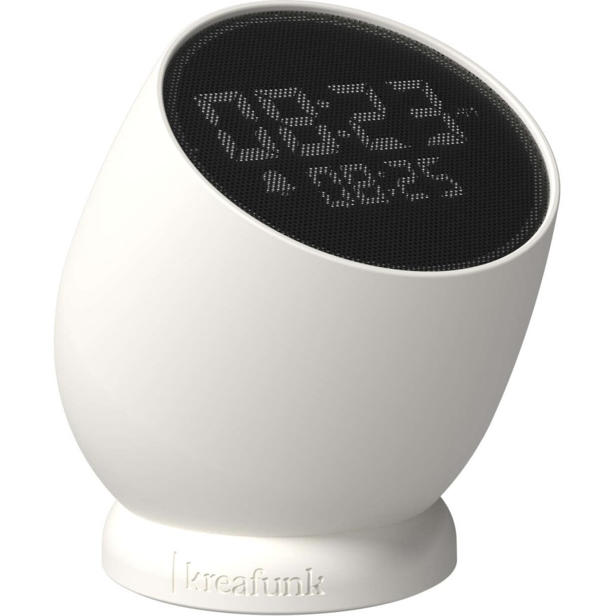 Kreafunk Bell Vækkeur Ø10,2 cm, Hvid