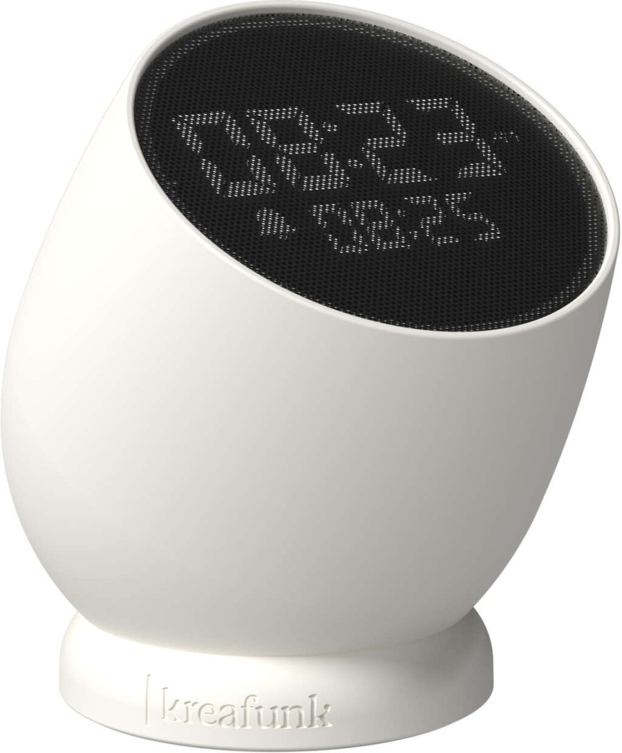 Kreafunk Bell Vækkeur Ø10,2 cm, Hvid