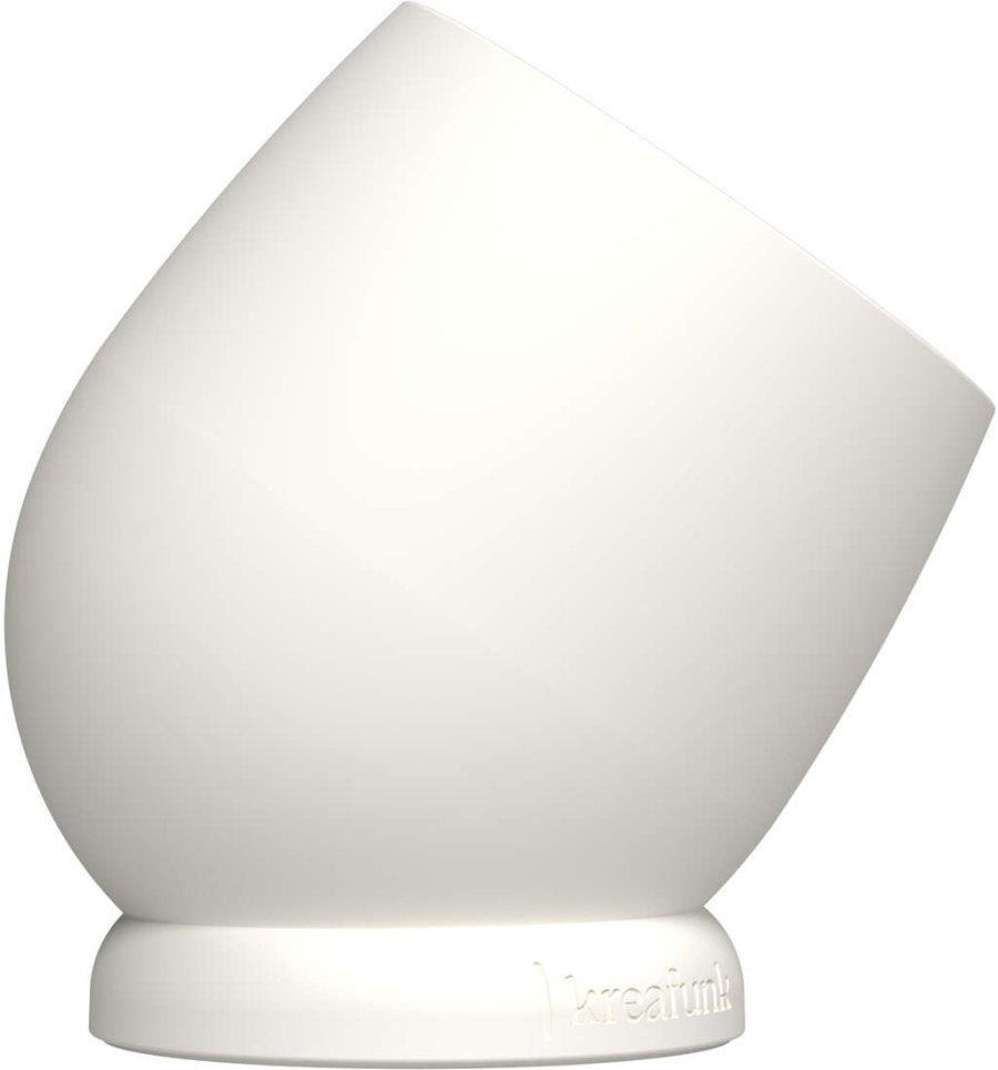 Kreafunk Bell Vækkeur Ø10,2 cm, Hvid