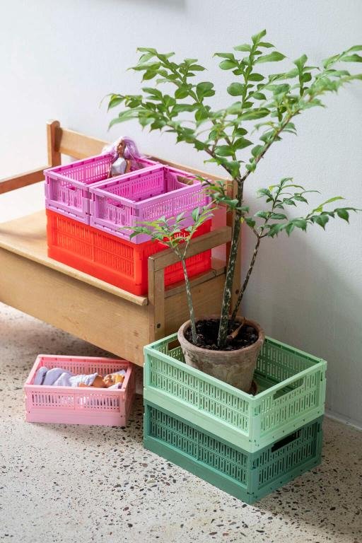 made crate Midi Faltbox 24x34 cm, Green Bean Green