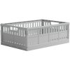 made crate Maxi Faltbox 34x48 cm, Misty Grey