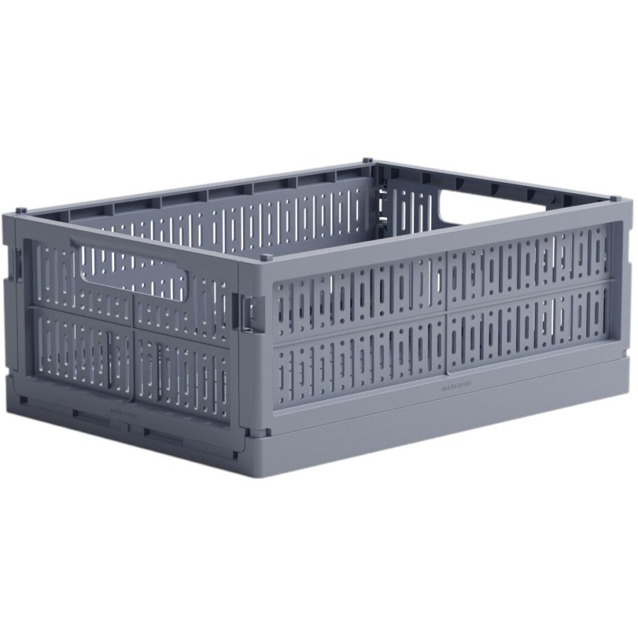 made crate Midi Faltbox 24x34 cm, Blaugrau