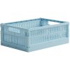 made crate Midi Faltbox 24x34 cm, Kristallblau