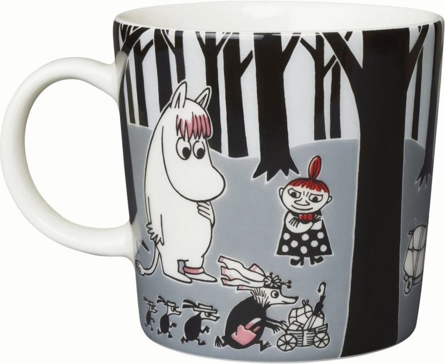 Moomin Arabia Mumin Becher 30 cl, Mumin auf Abenteuer-Umzug