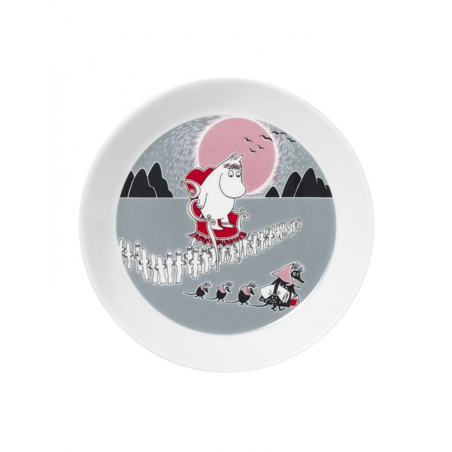 Arabia MUMI Tallerken 19 cm, Mumi Flytter