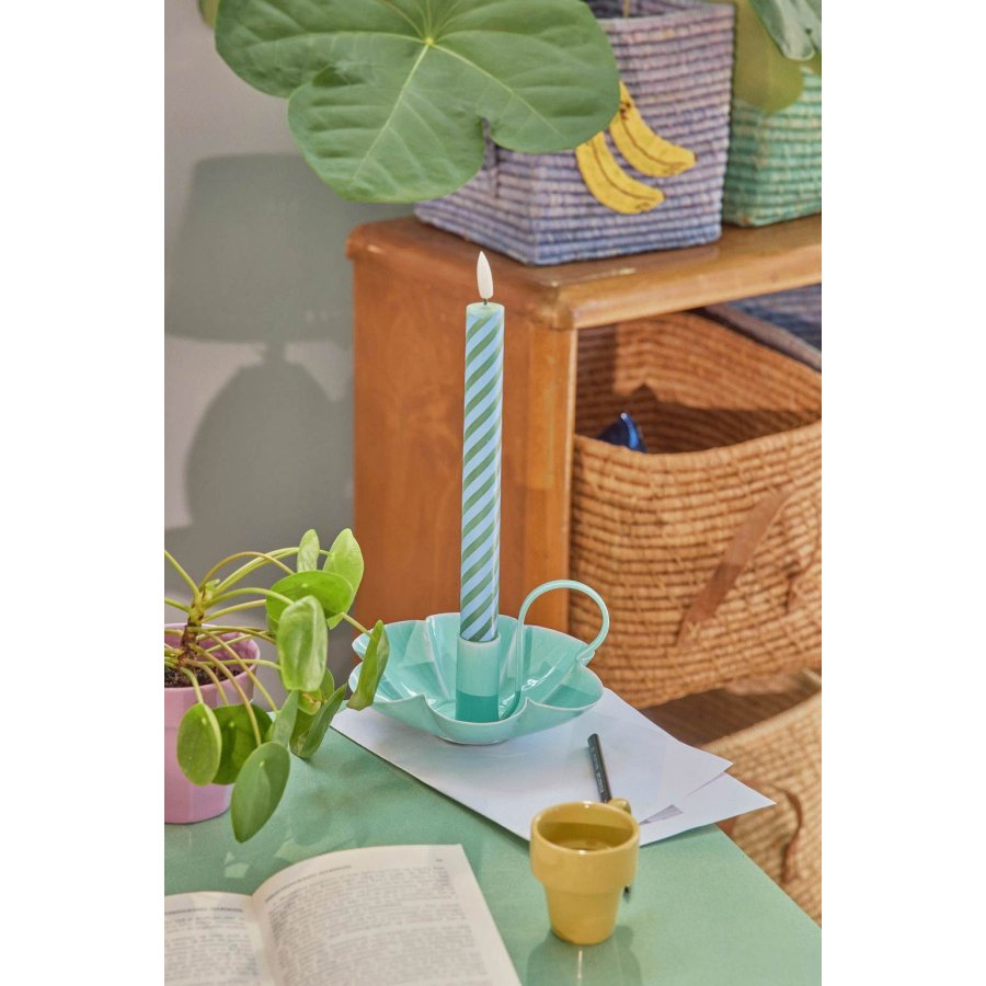 RICE Lysestage H8 cm, Mint