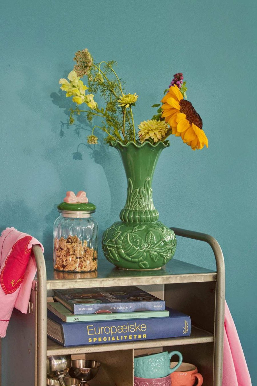 RICE Vase H32 cm, Gr�n