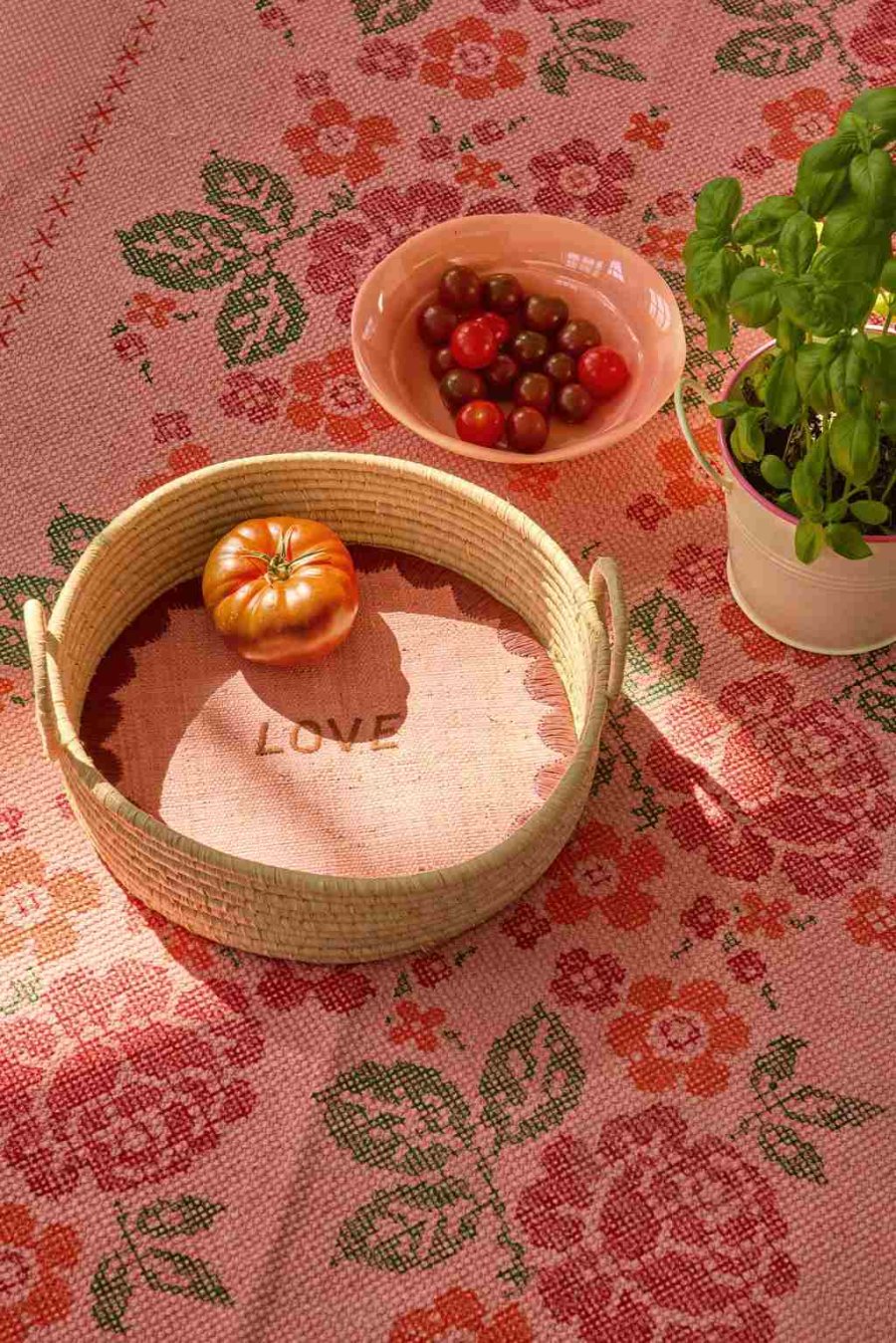 RICE Br�dkurv 26 cm, Natur