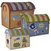 RICE KIDS Hero Opbevaringshus 3 stk, Natur
