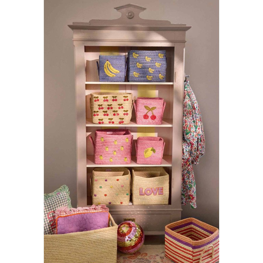 RICE Kurv H25 cm, Love