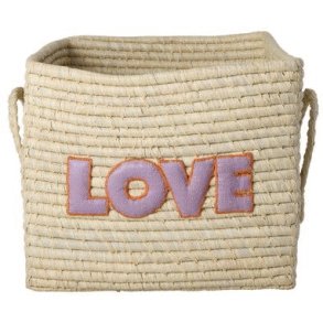 RICE Kurv H25 cm, Love