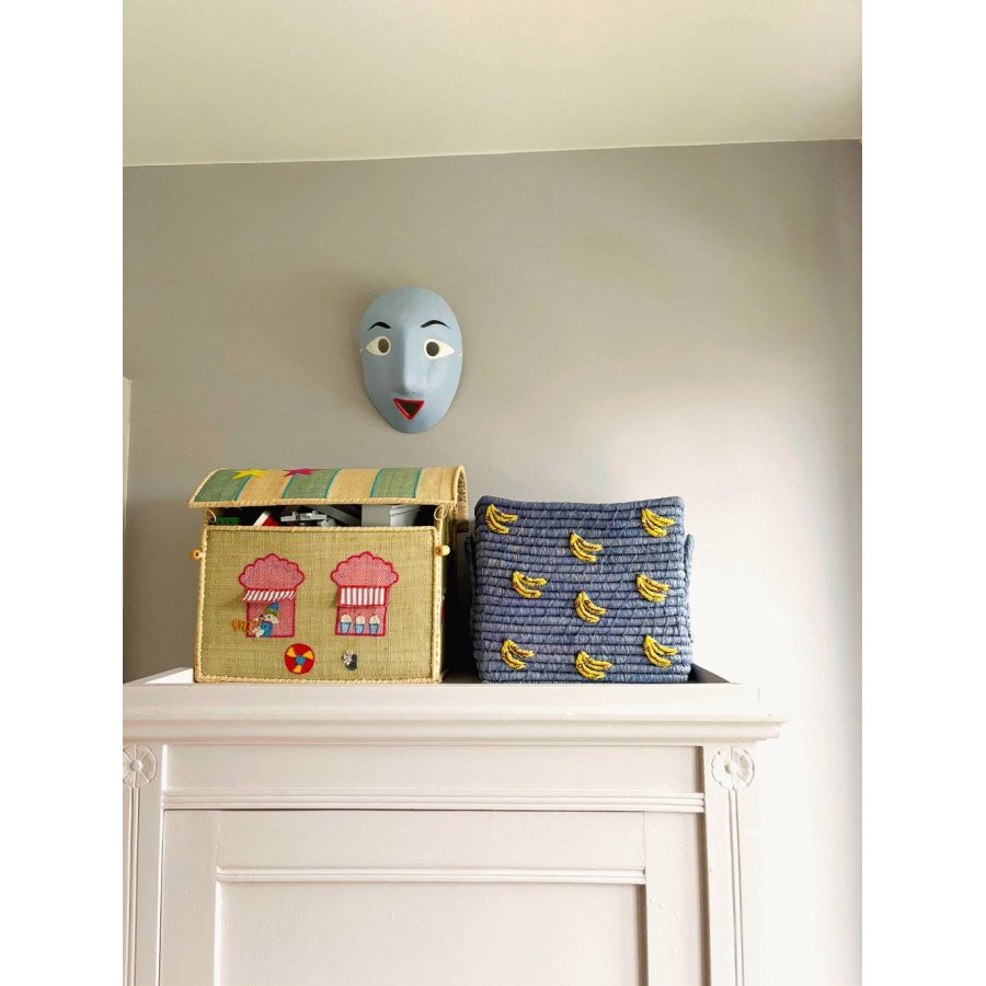 RICE Kurv H25 cm, Bananer