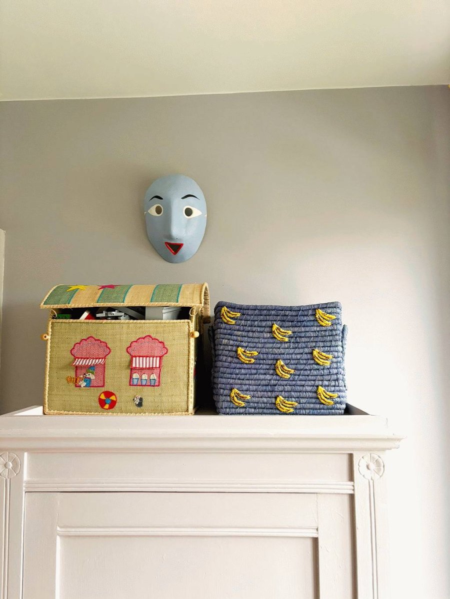 RICE Kurv H25 cm, Bananer