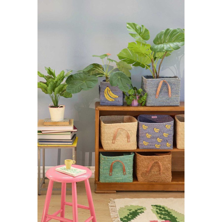 RICE Kurv H25 cm, Bananer