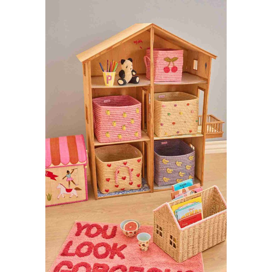 RICE Kurv H25 cm, Bananer