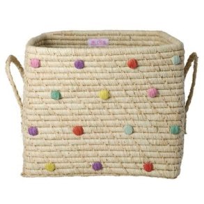 RICE Kurv H25 cm, Dots