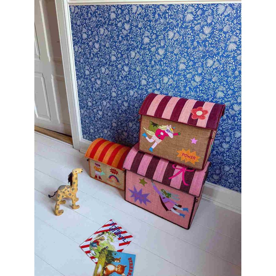 RICE KIDS Hero Opbevaringshus 3 stk, Natur