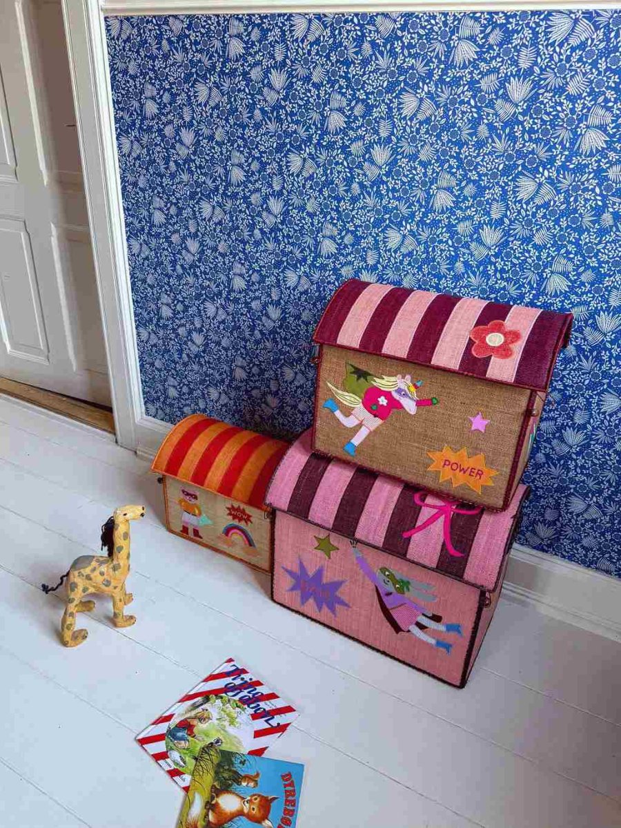 RICE KIDS Hero Opbevaringshus 3 stk, Natur