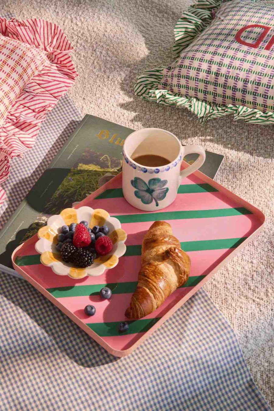 RICE Bakke 32 cm, Pink/Gr�n