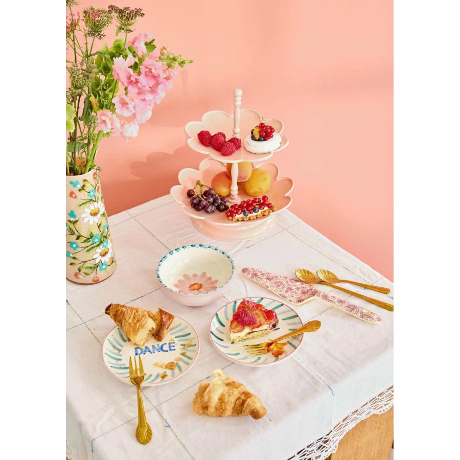 RICE Etagere H29 cm, Soft Pink