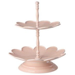 RICE Etagere H29 cm, Soft Pink